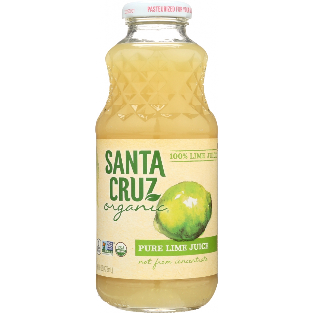 Organic Pure Lime Juice, 16 Oz