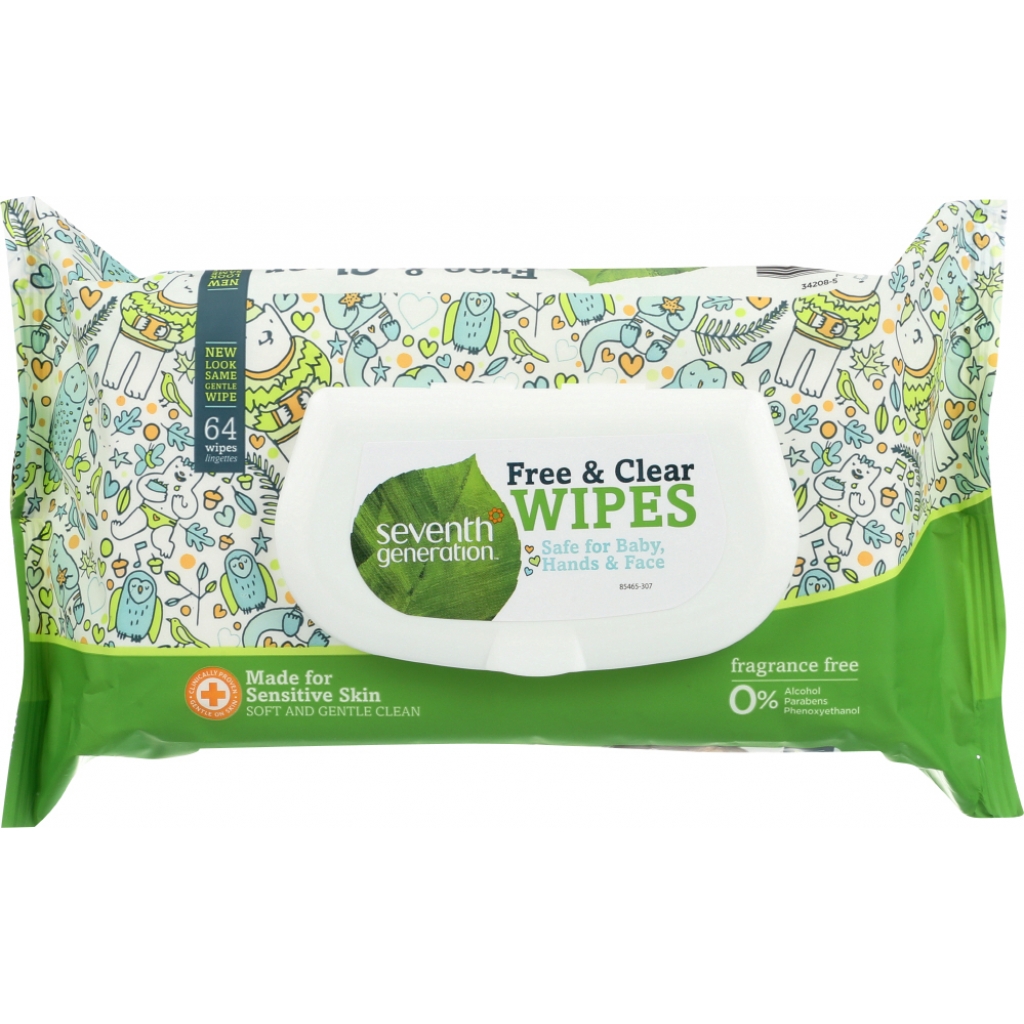 Baby Wipe Refill Pack - 64 Counts