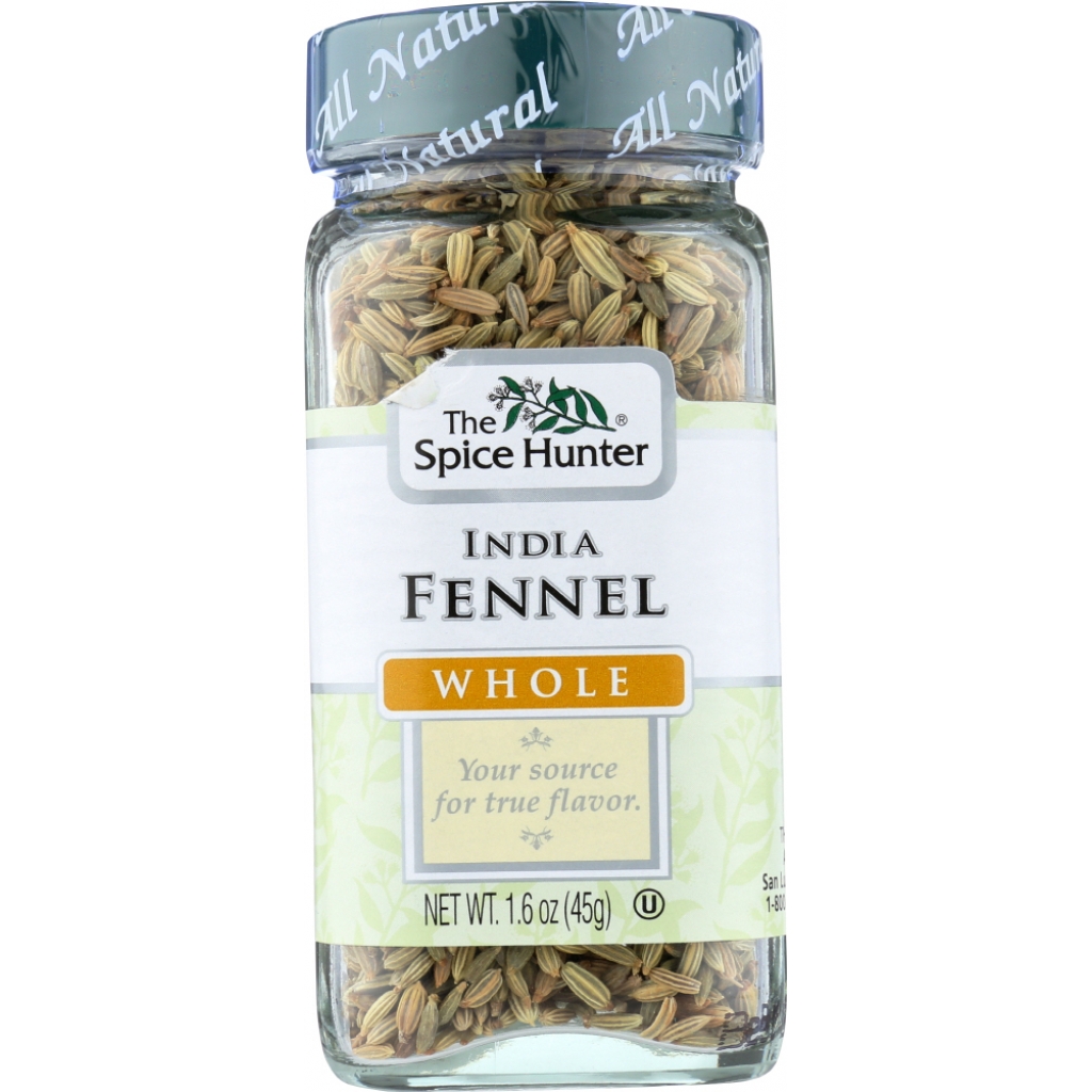 Whole India Fennel Seeds, 1.6 oz