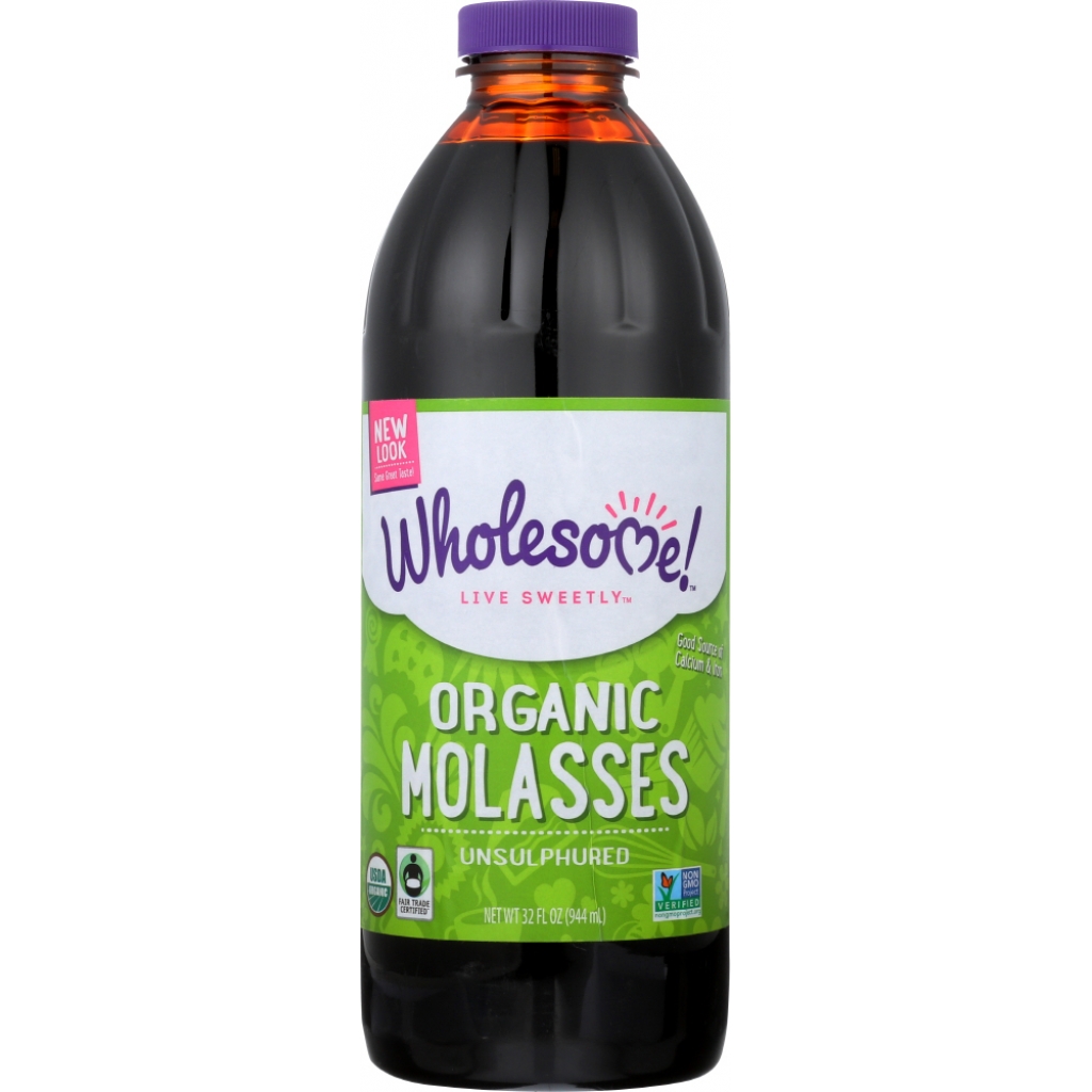 Unsulphured Organic Molasses - 32 oz