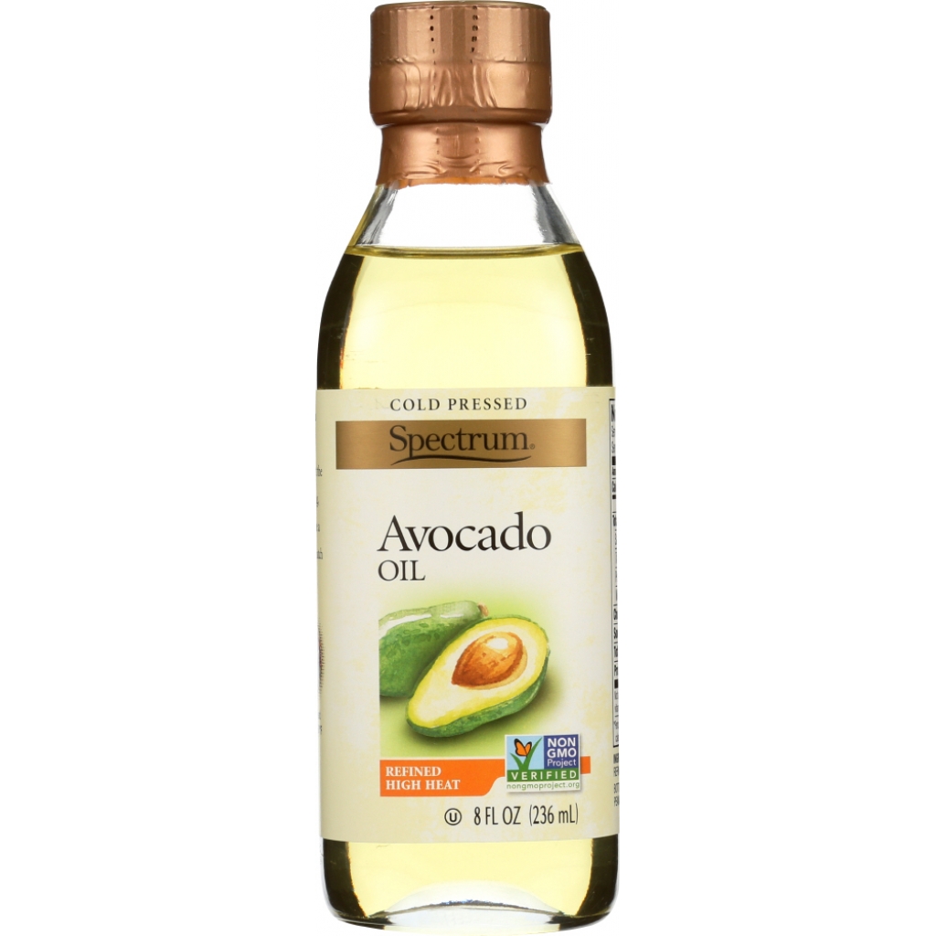 Spectrum® Refined Avocado Oil - Cold-Pressed, 8 oz