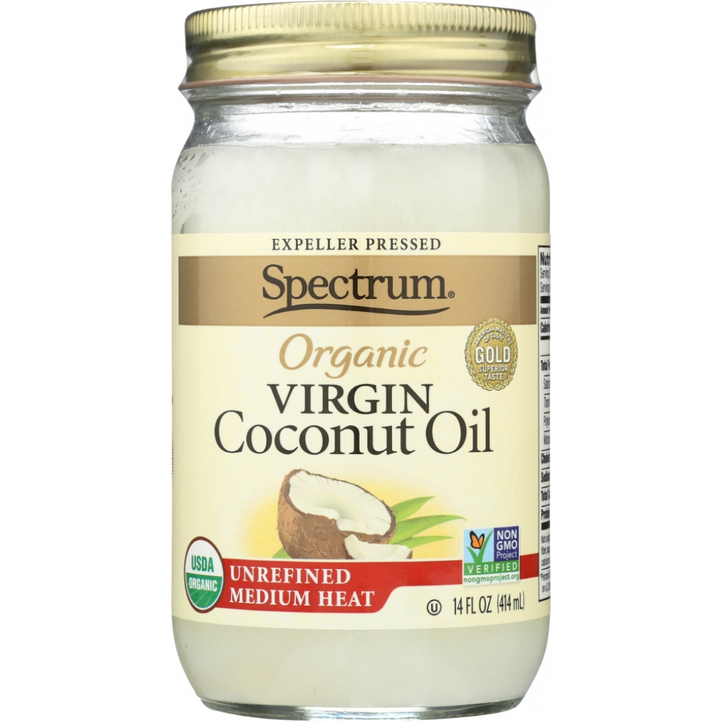 Unrefined Organic Virgin Coconut Oil, 14 oz