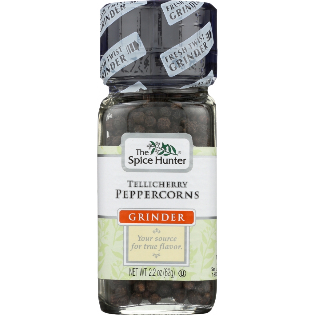 Tellicherry Peppercorns - Grinder, 2.2 oz