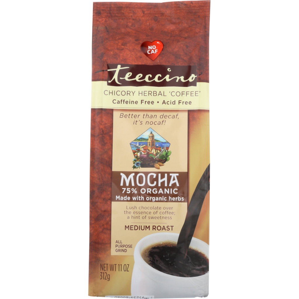 Herbal Coffee Mediterranean Mocha Medium Roast (Caffeine-Free) - 11 oz