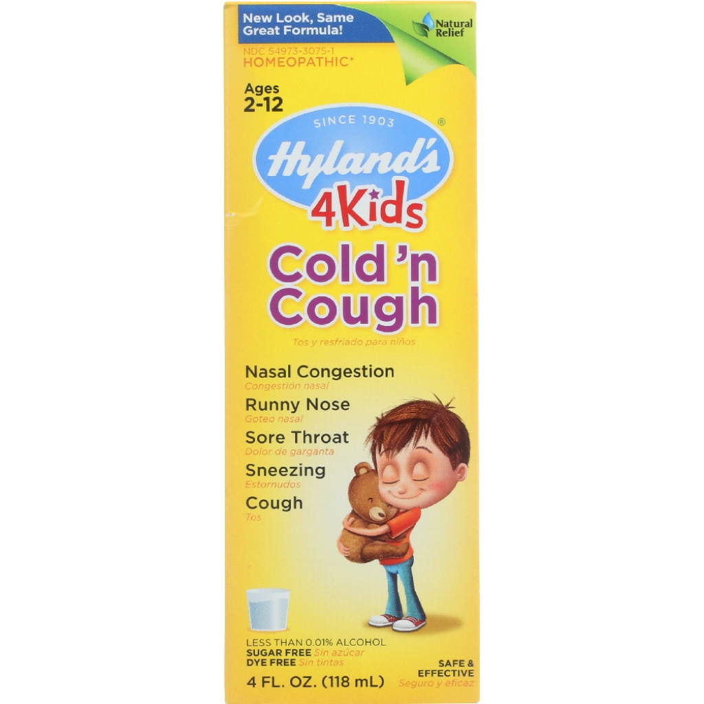 Hyland’s 4 Kids Cold ‘N Cough Relief Medicine