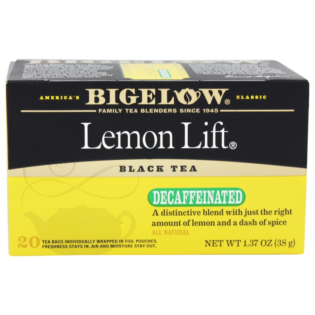 Decaffeinated Lemon Lift Black Tea – 20 Tea Bags (1.37 oz)