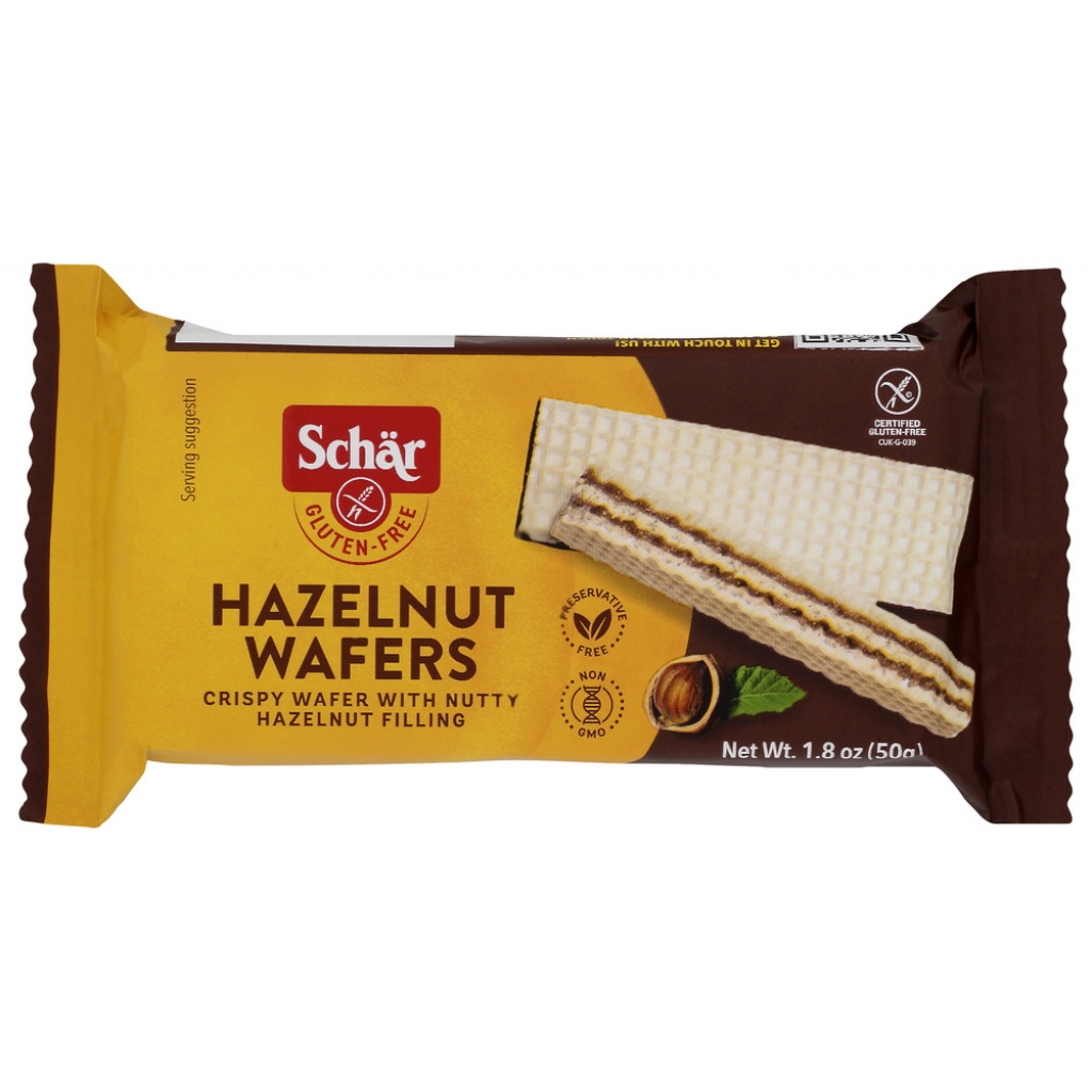 Gluten-Free Hazelnut Wafers, 1.8 oz