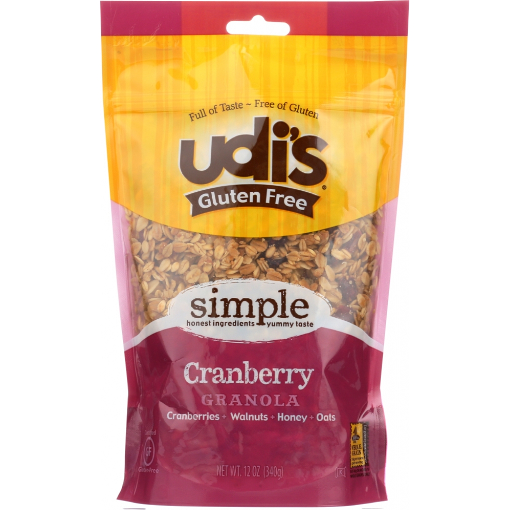 Gluten Free Cranberry Granola