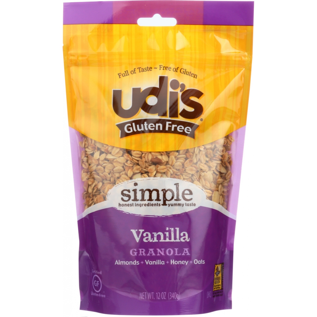 Udi's Gluten Free Vanilla Granola, 12 Oz