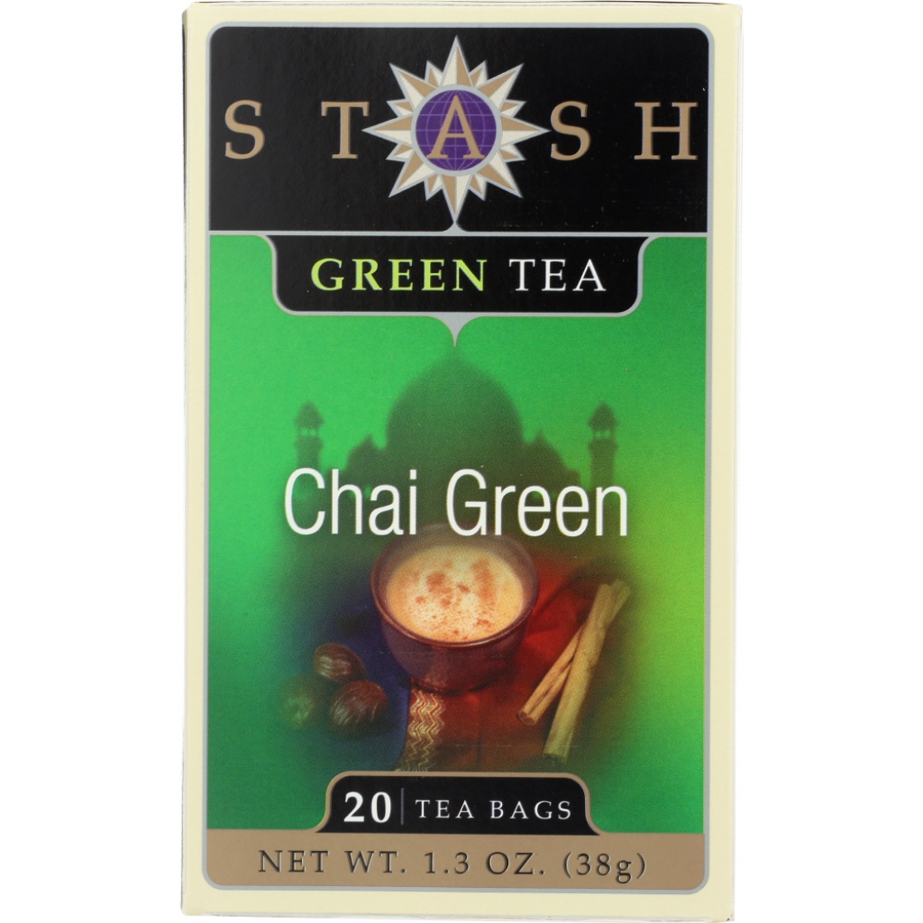 Spiced Chai Green Tea Bags, 20 Tea Bags