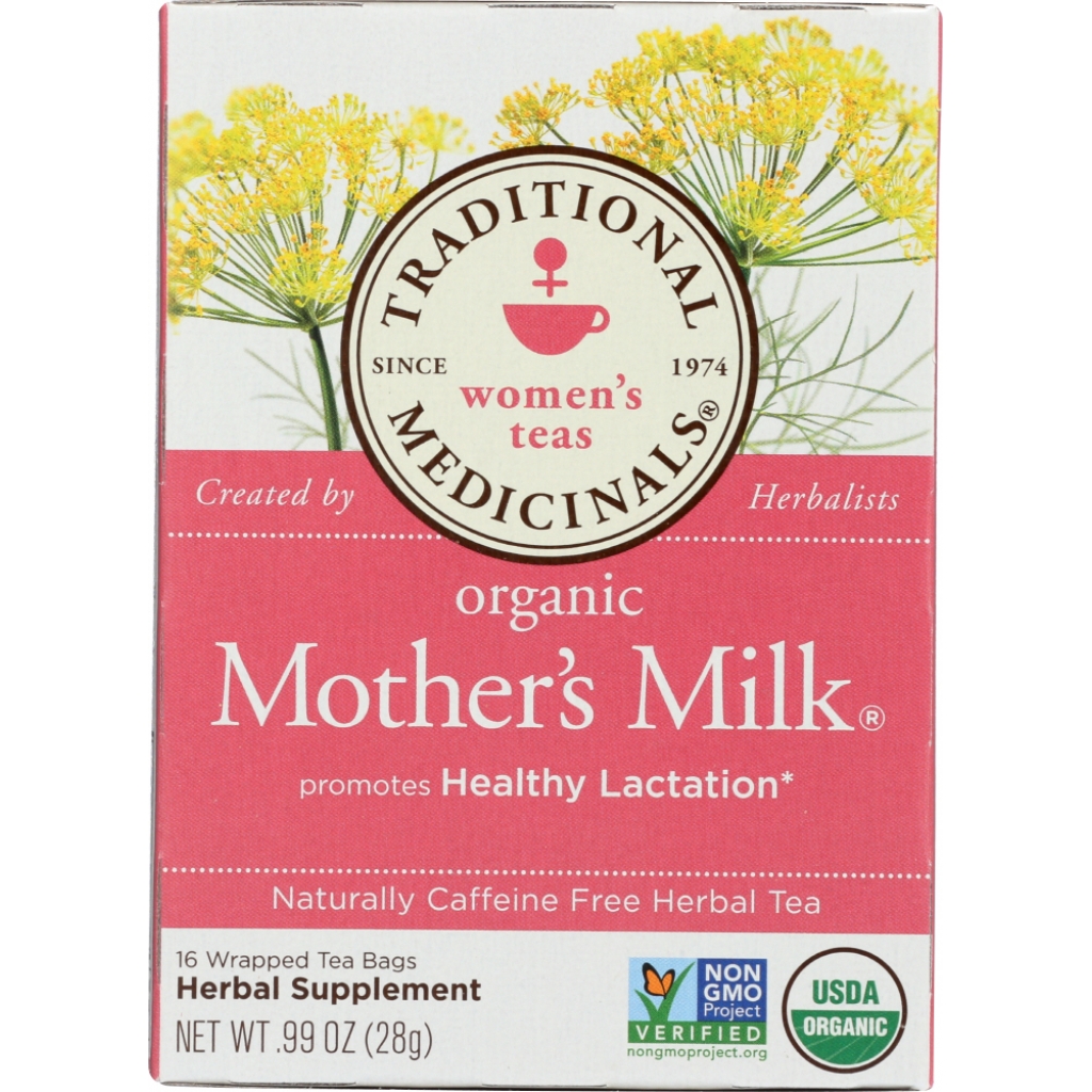 Organic Mother's Milk Herbal Tea - 16 Tea Bags, 0.99 oz