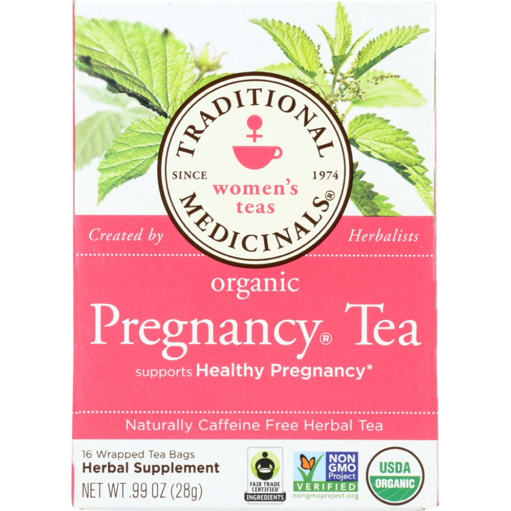 Organic Pregnancy Herbal Tea – 16 Tea Bags, 0.99 oz