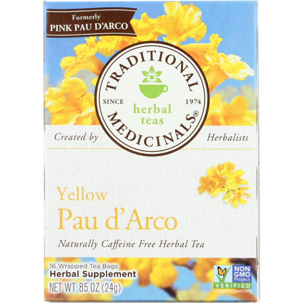 Traditional Medicinals Caffeine-Free Pau d'Arco Herbal Tea