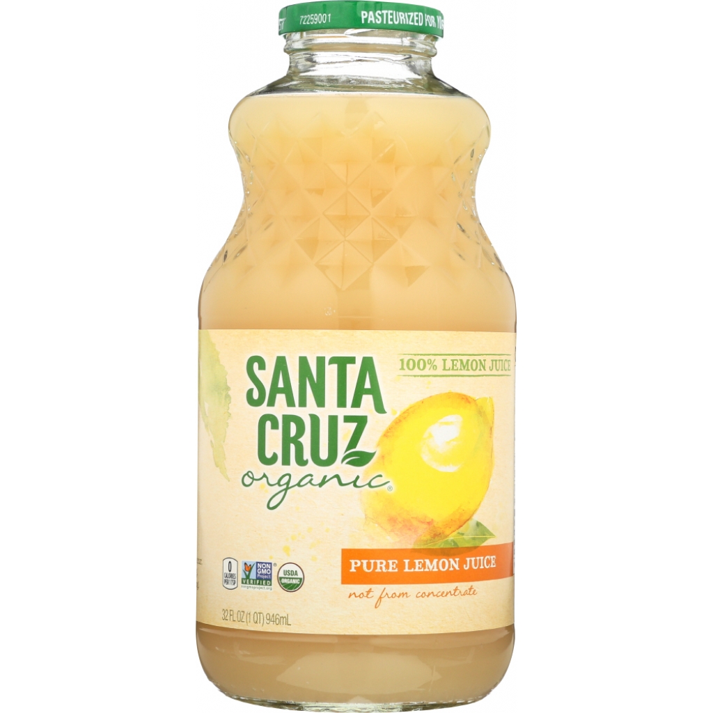 Organic Pure Lemon Juice, 32 oz