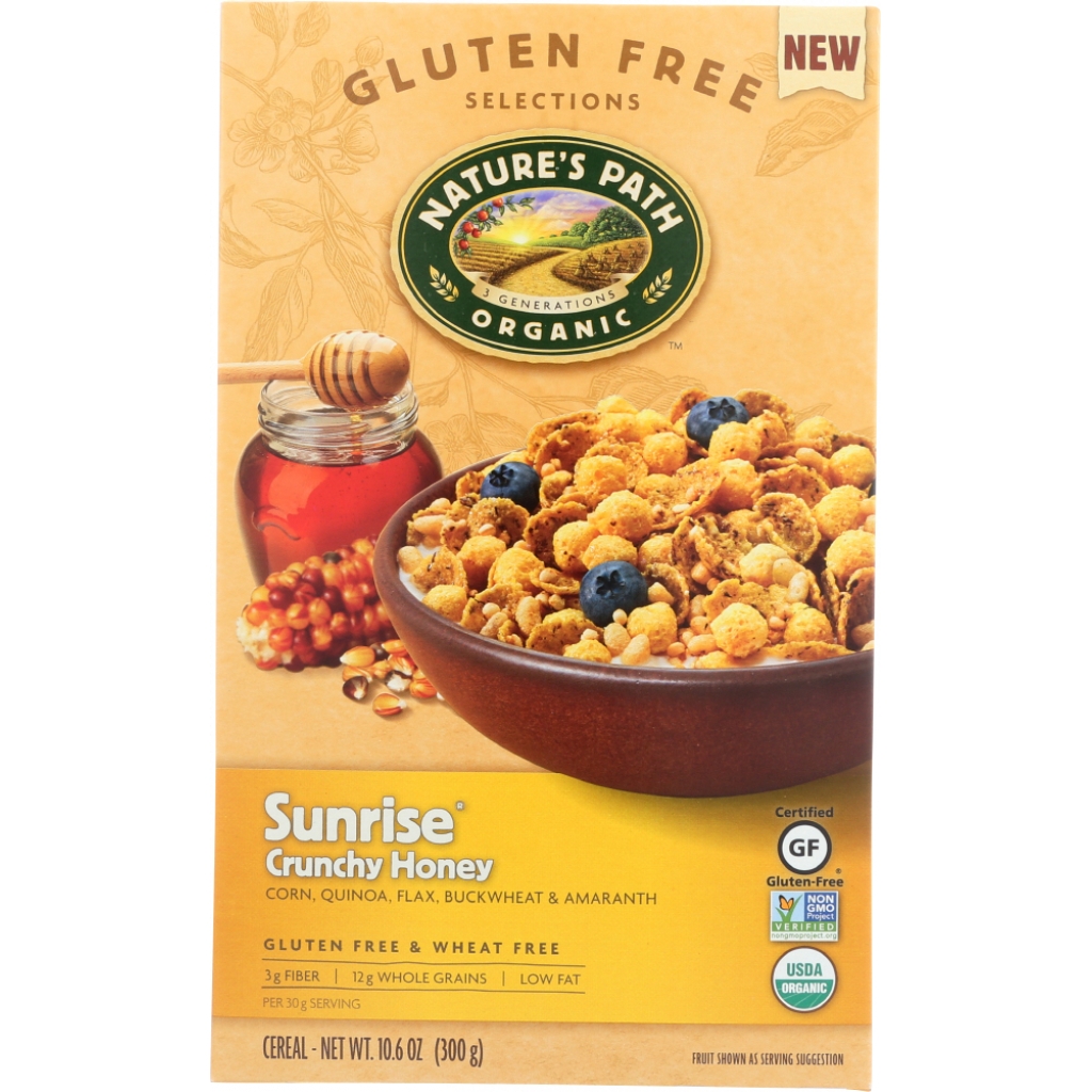 Organic Sunrise Crunchy Honey Cereal, 10.6 oz