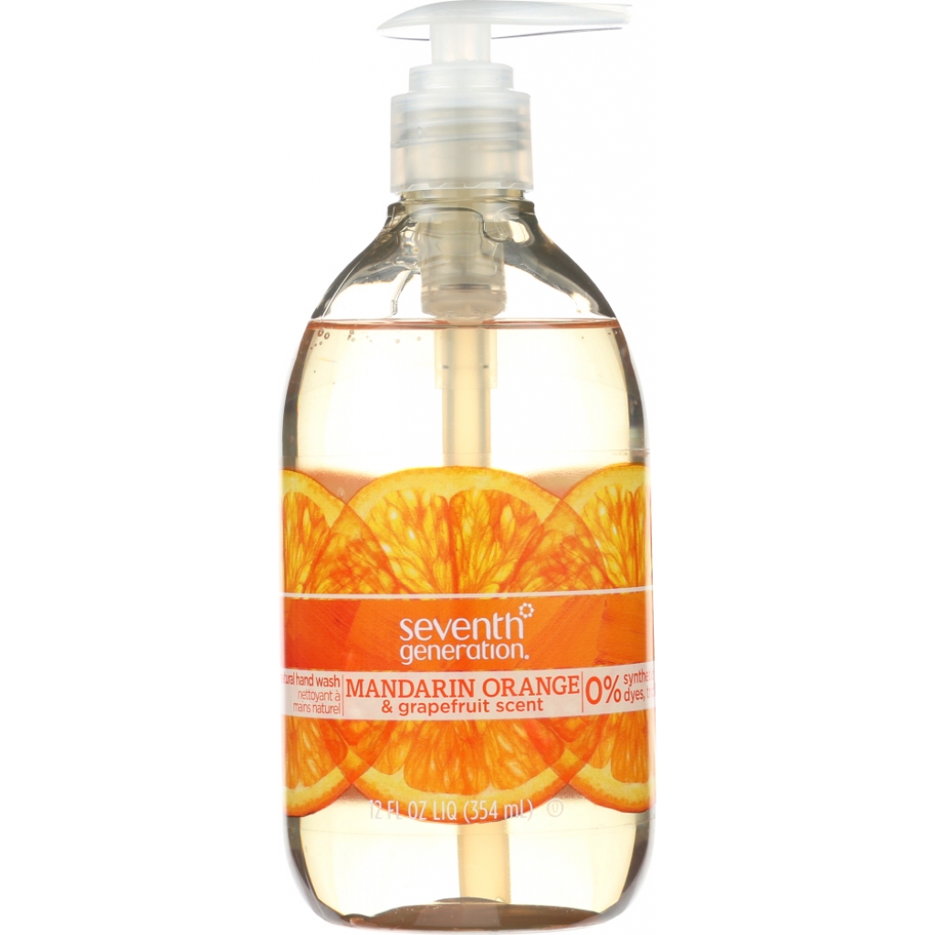 Mandarin Orange & Grapefruit Natural Hand Wash - Pure Clean