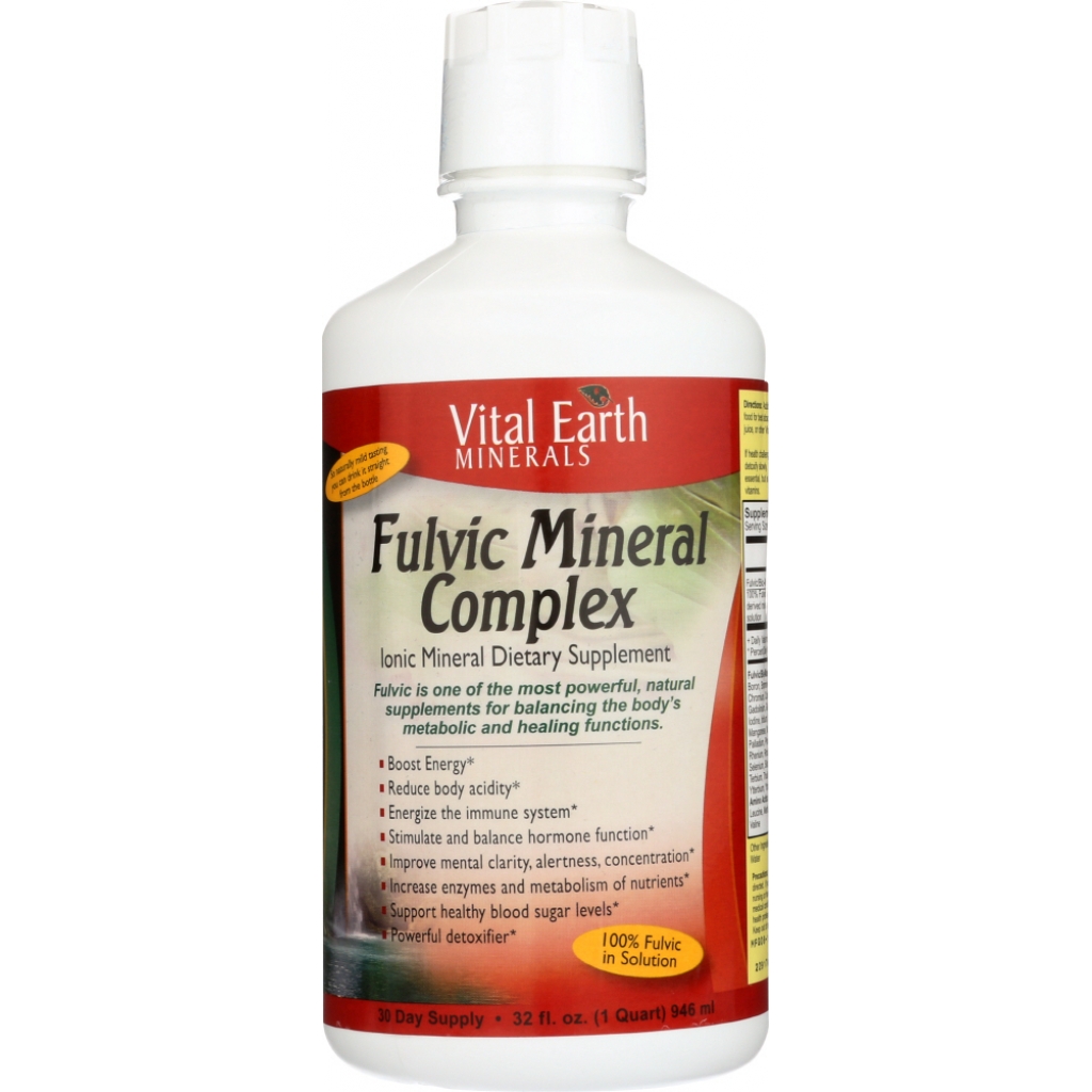 Organic Fulvic Mineral Complex for Nutritional Balance, 32 oz