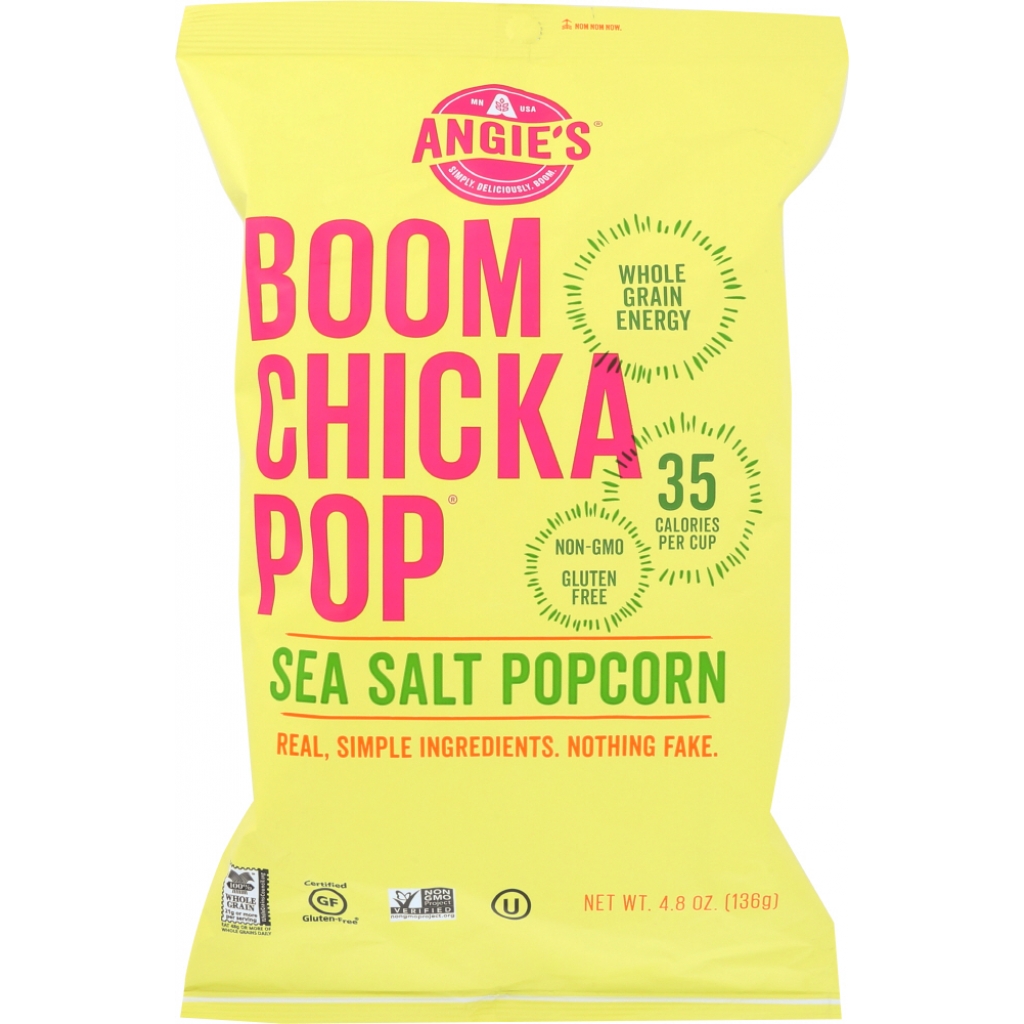 Sea Salt Boomchickapop Popcorn, 4.8 oz