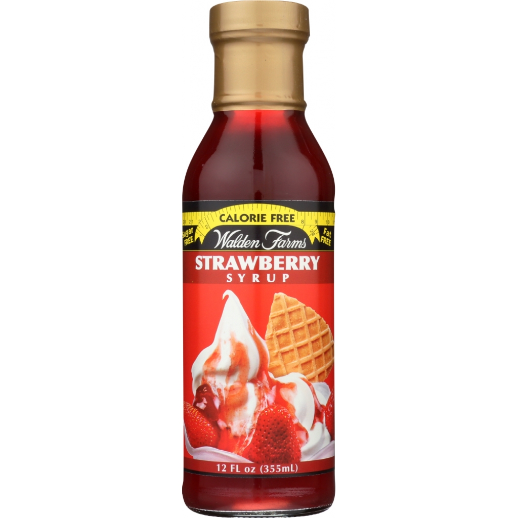 Calorie Free Strawberry Syrup - 12 oz