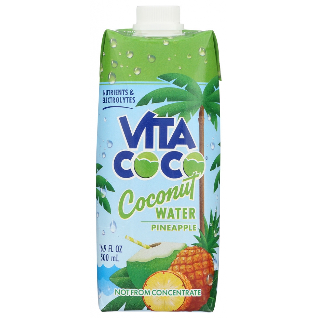 Pure Coconut Water with Pineapple, 17 oz