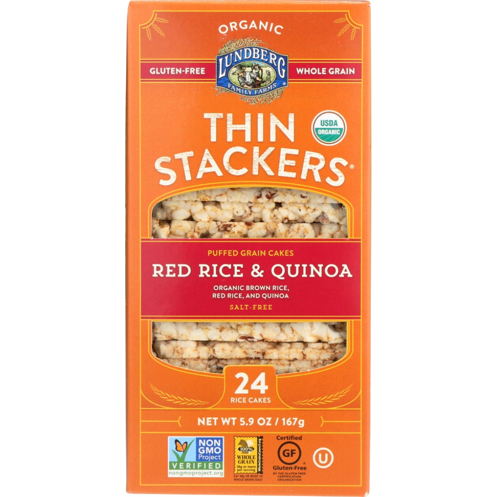 Red Rice & Quinoa Thin Stackers - 5.9 oz