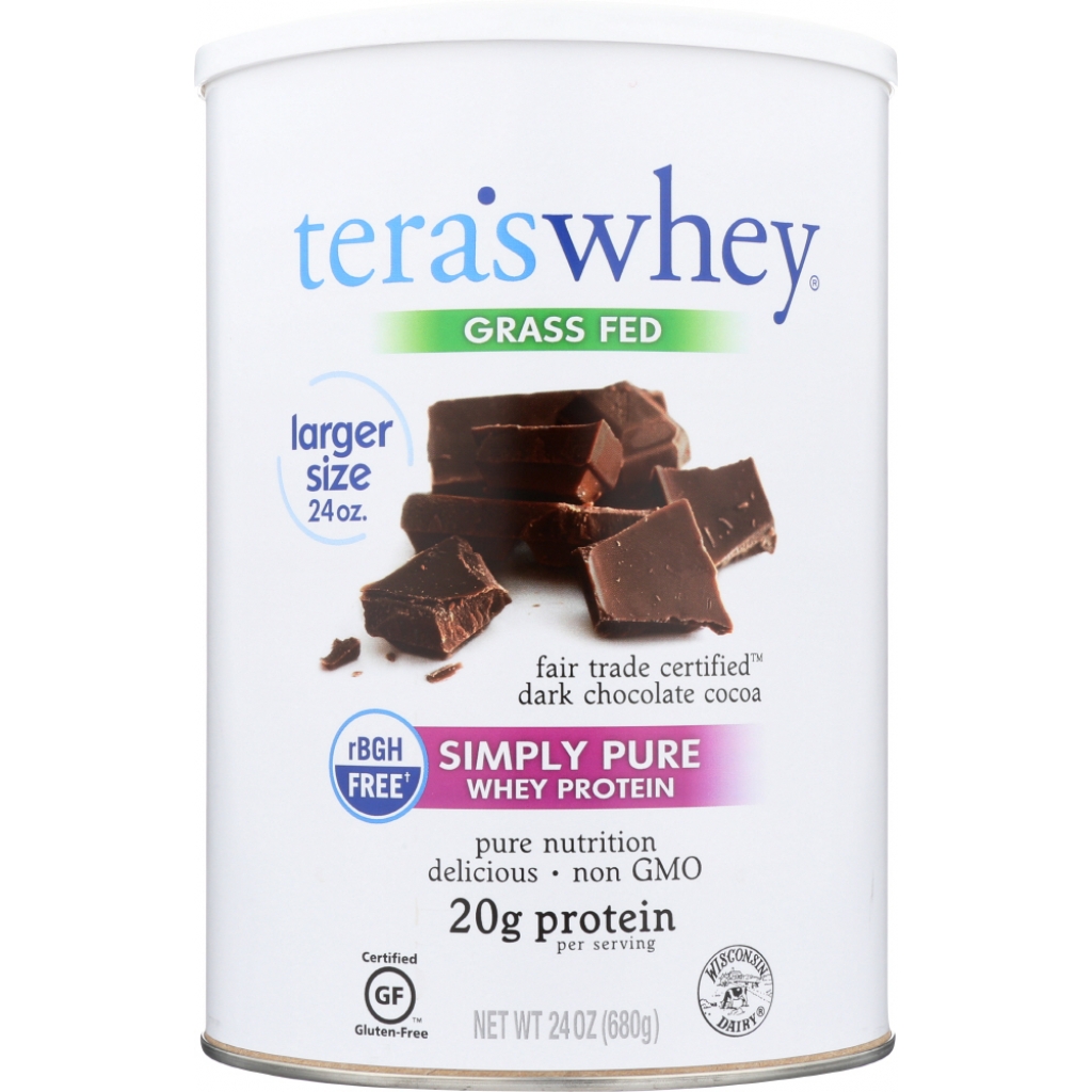 rBGH-Free Fair Trade Certified Dark Chocolate Cocoa Whey Protein