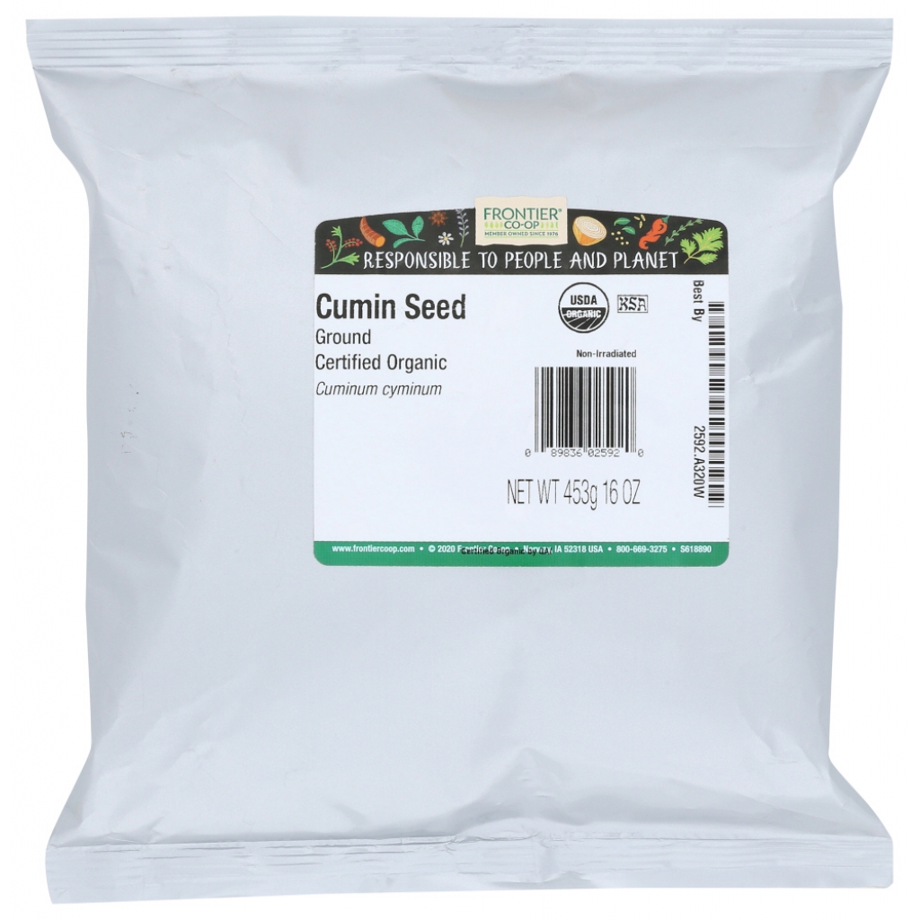 Organic Ground Cumin Seed - 16 oz