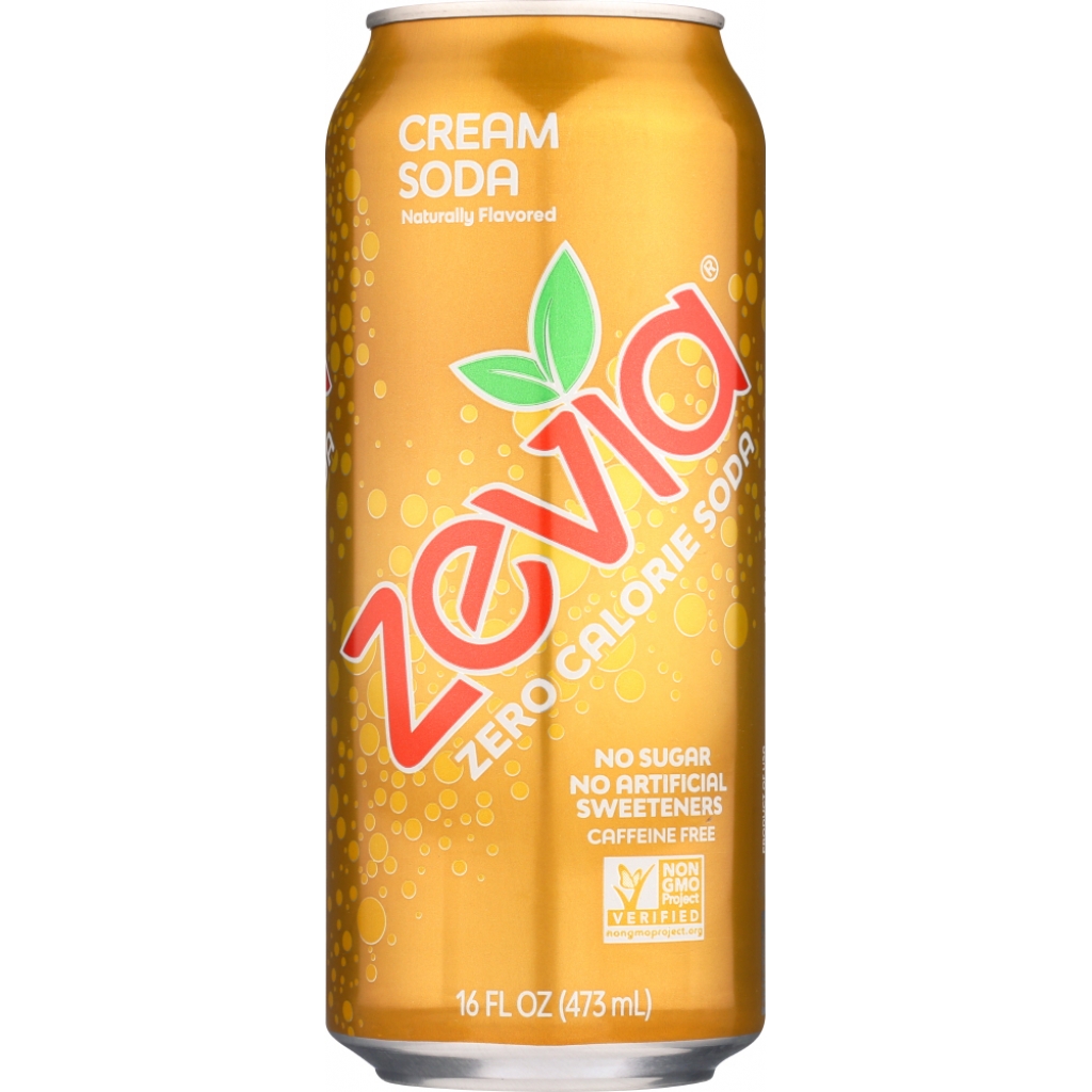 All Natural Zero Calorie Cream Soda - Deliciously Sweet