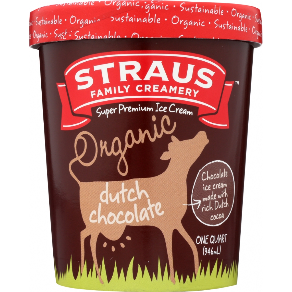 Organic Dutch Chocolate Ice Cream - 1 qt