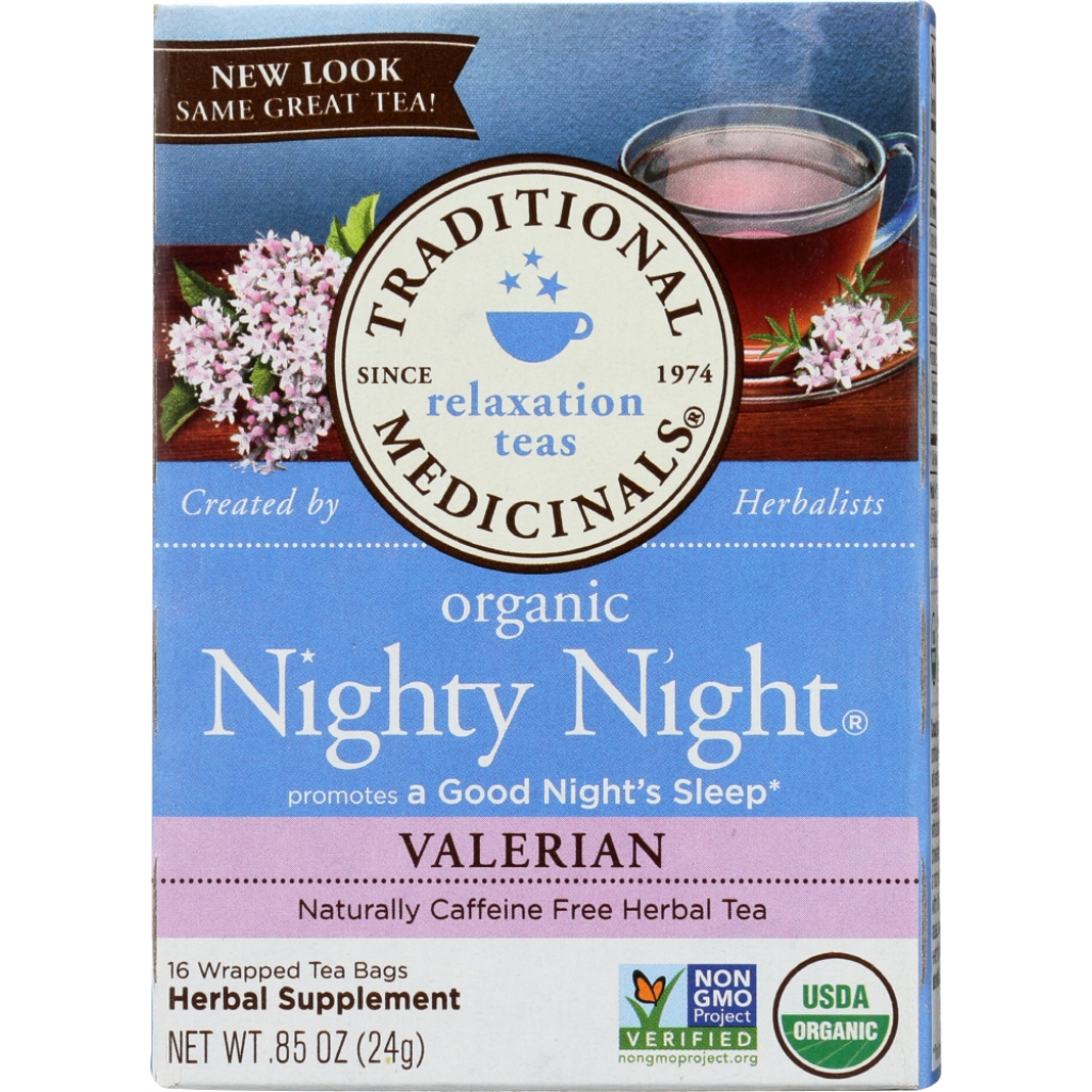 Nighty Night Extra Valerian Tea for Restful Sleep