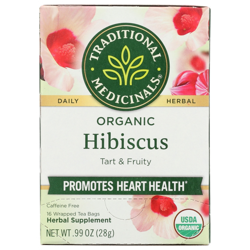 Organic Hibiscus Caffeine-Free Herbal Tea