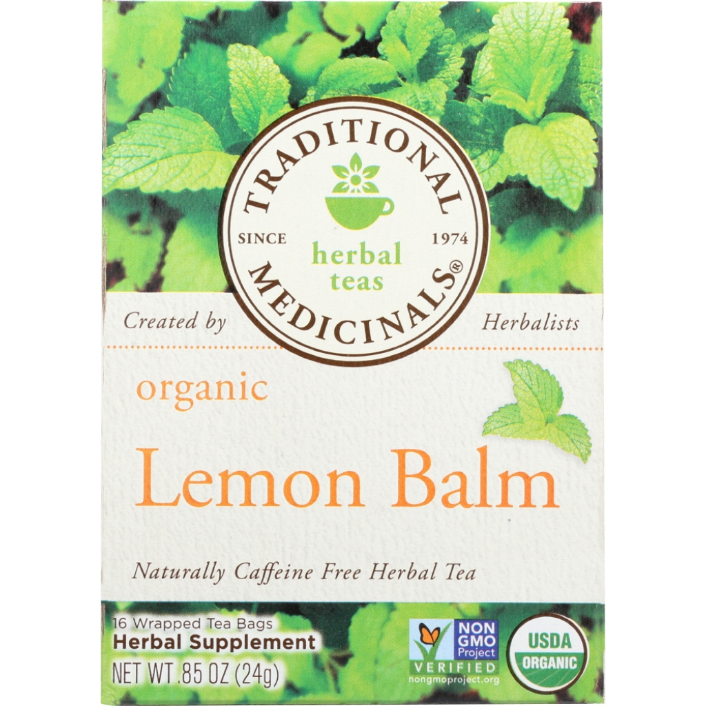 Organic Lemon Balm Herbal Tea - Relaxing Flavor