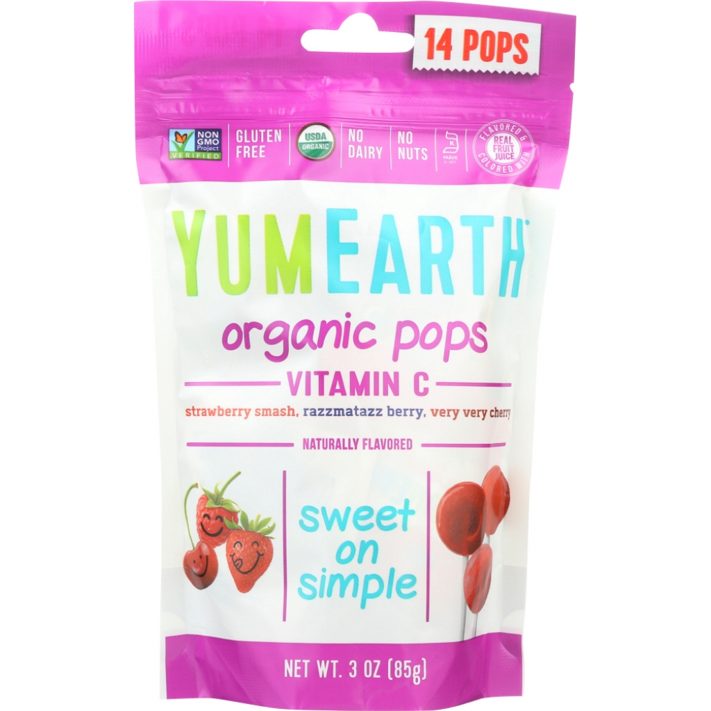 YumEarth Organic Vitamin C Lollipops