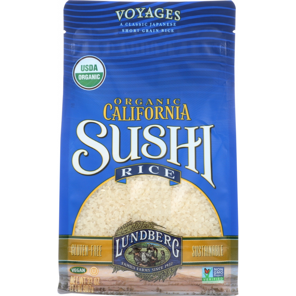 Organic Sushi Rice - Premium Short Grain