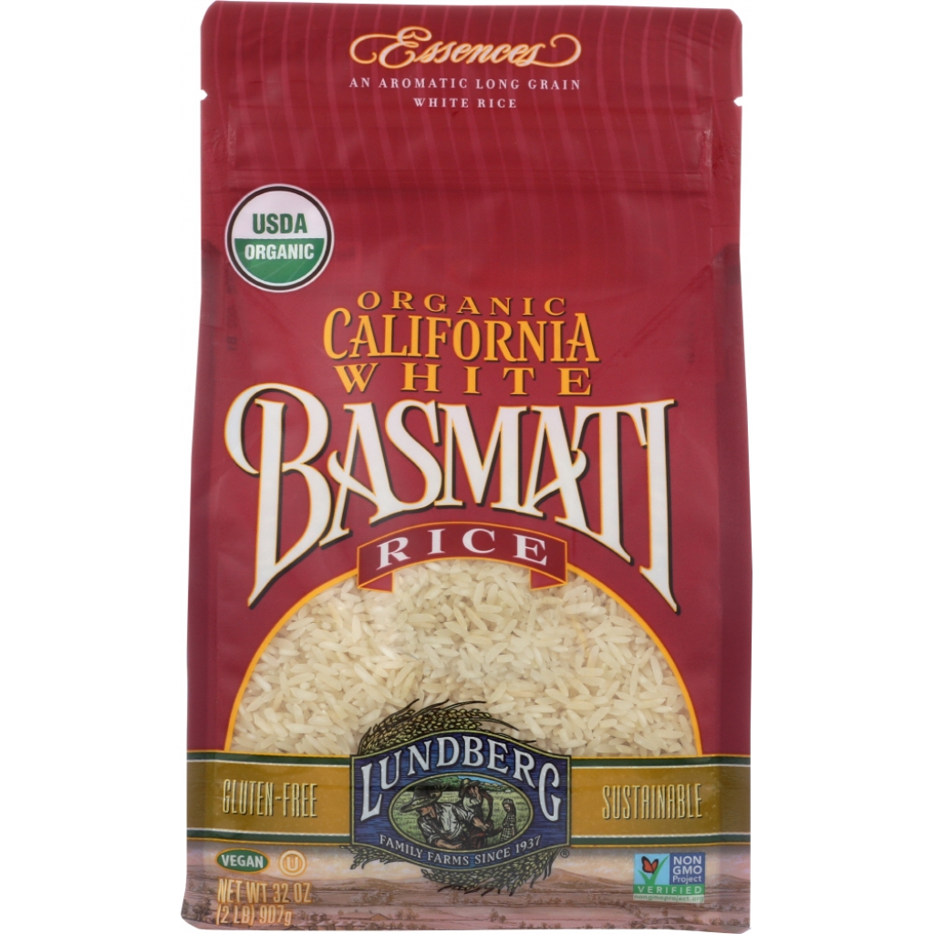 Organic California White Basmati Rice, 2 lb