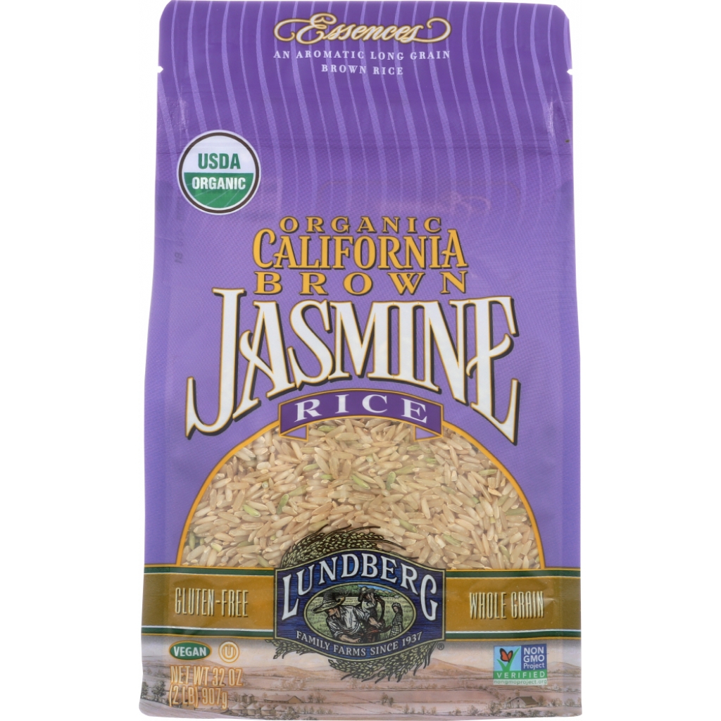 Organic California Brown Jasmine Rice