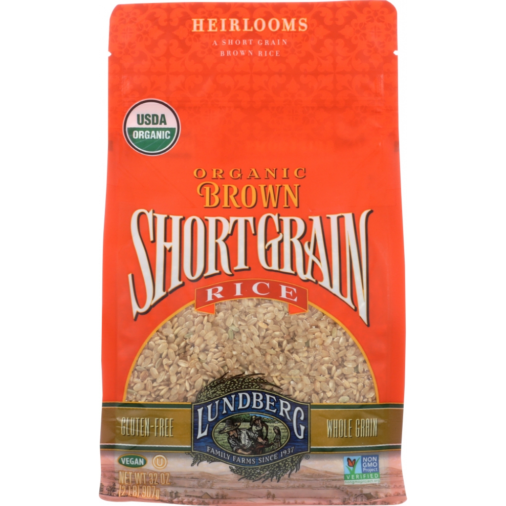 Organic Short Grain Brown Rice - 2 lb