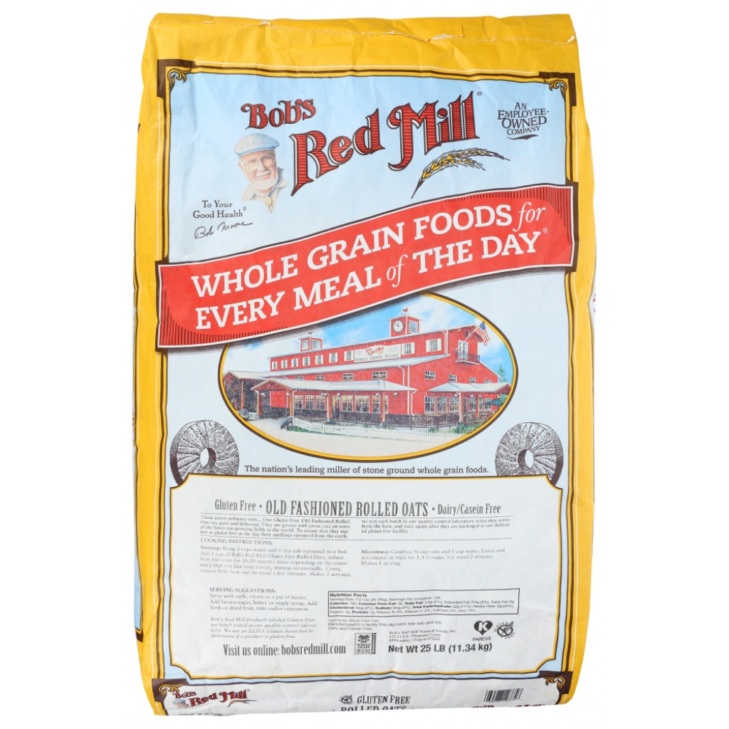 Gluten-Free Rolled Oats - 25 lb