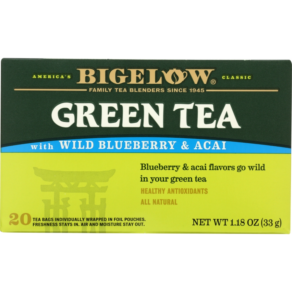 Green Tea with Wild Blueberry & Acai