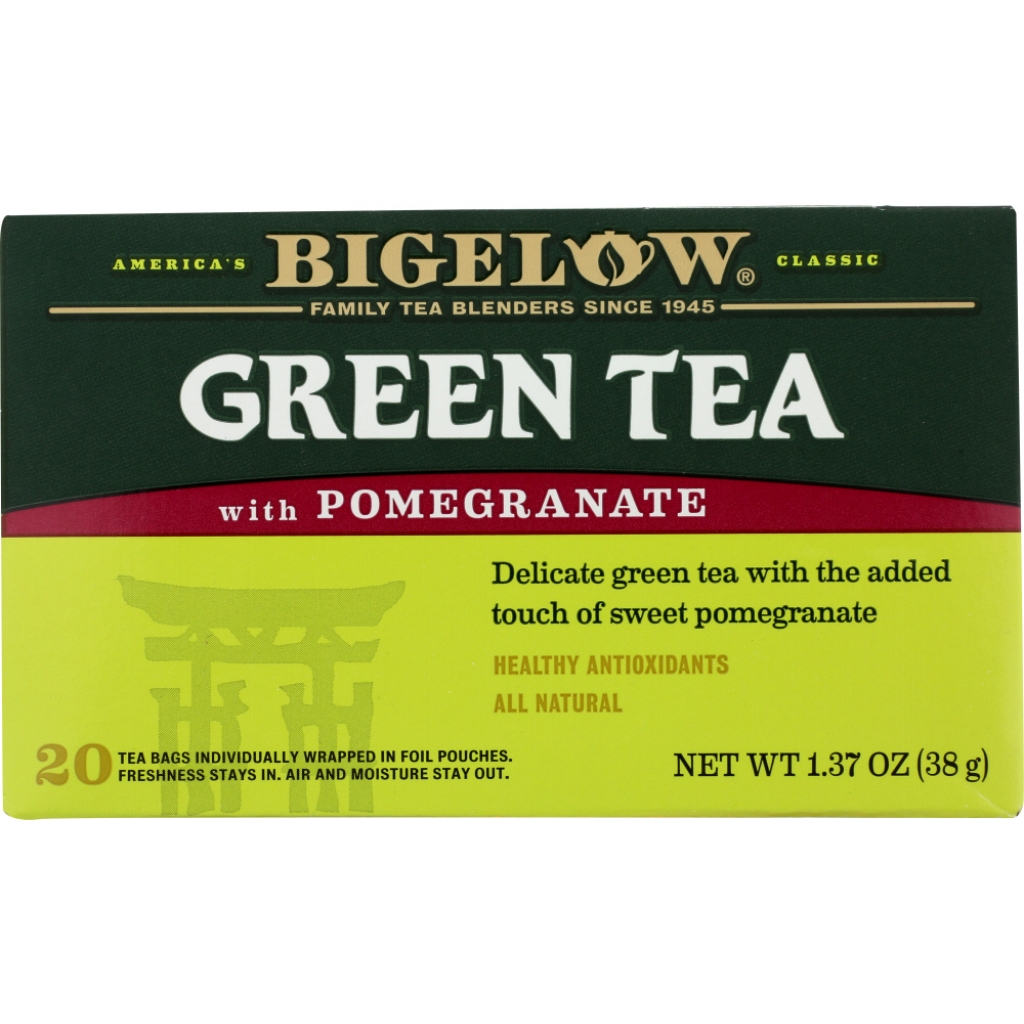 Green Tea with Pomegranate, 20 Bags, 1.37 oz