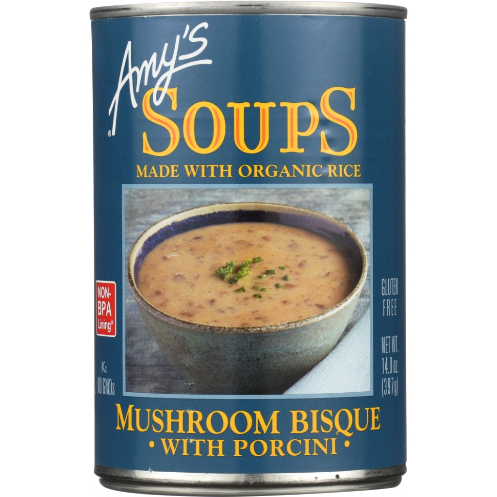 Mushroom Bisque with Porcini Soup, 14 oz