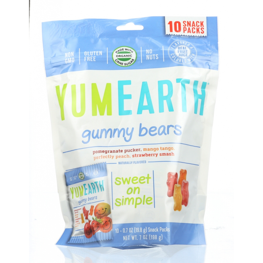 Gummy Bears Snack Packs, 10 Packs - 7 oz