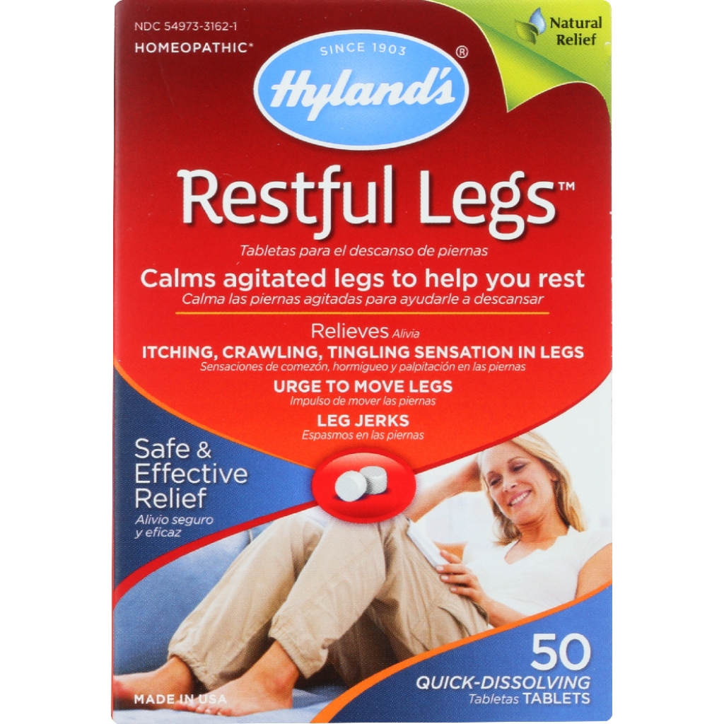 Restful Legs - Quick-Dissolving Relief Tablets, 50 Count