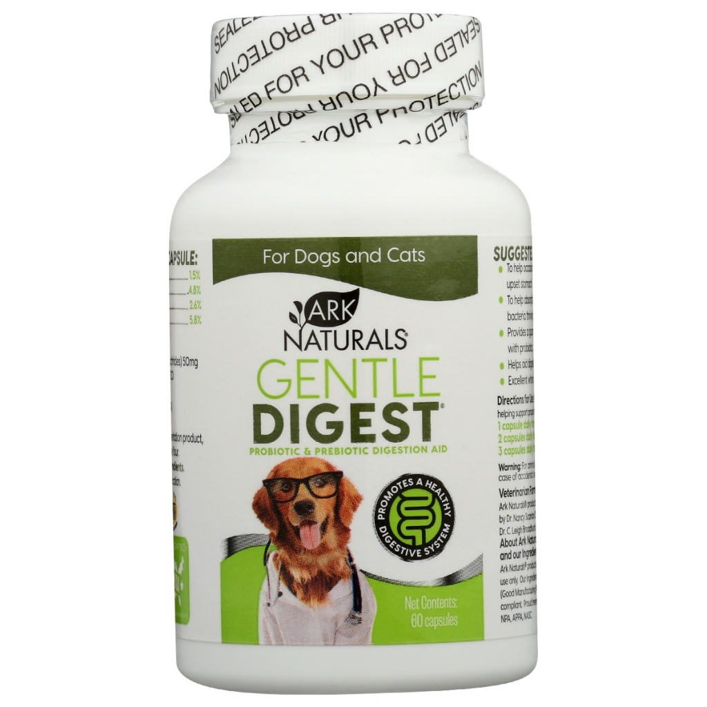 Gentle Digest for Pets - 60 Capsules