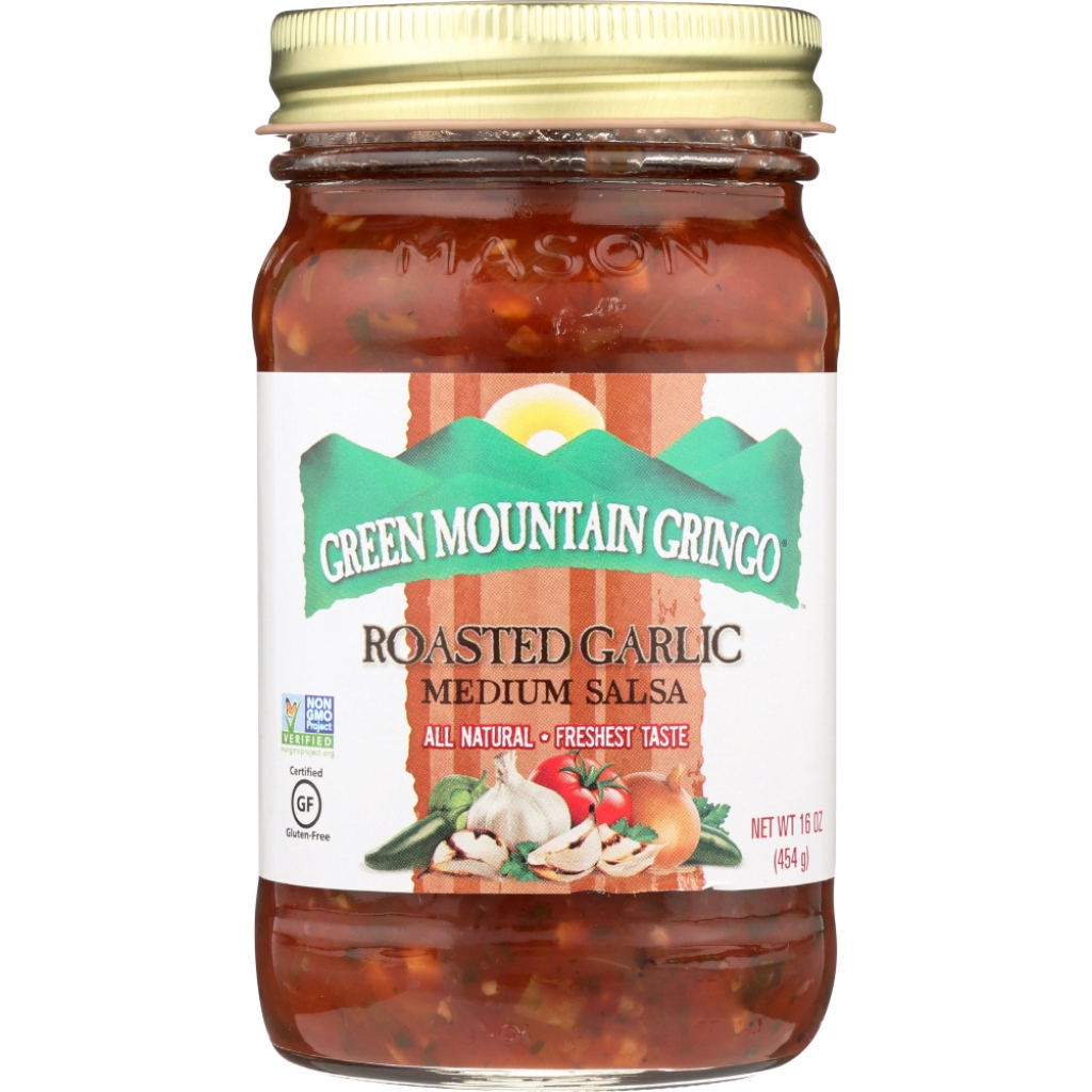 Medium Roasted Garlic Salsa - 16 oz