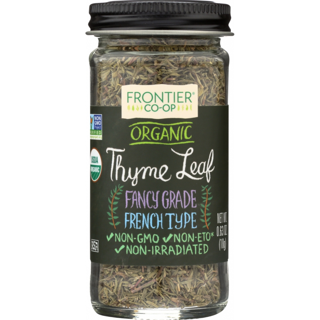 Organic Thyme Leaf Bottle, 0.63 oz