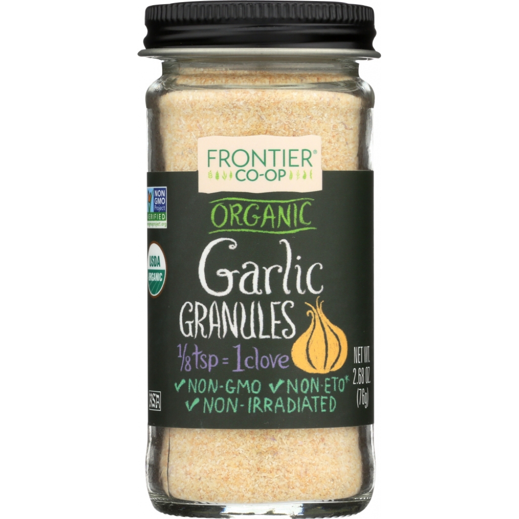 Organic Garlic Granules, 2.68 oz