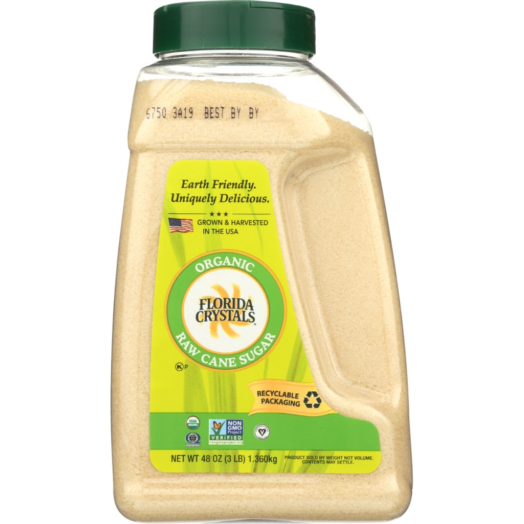 Organic Raw Cane Sugar - Florida Crystals® 48 oz