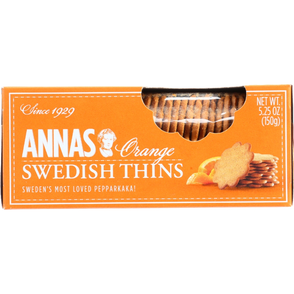 Annas Thin Orange Cookies - A Festive Delight