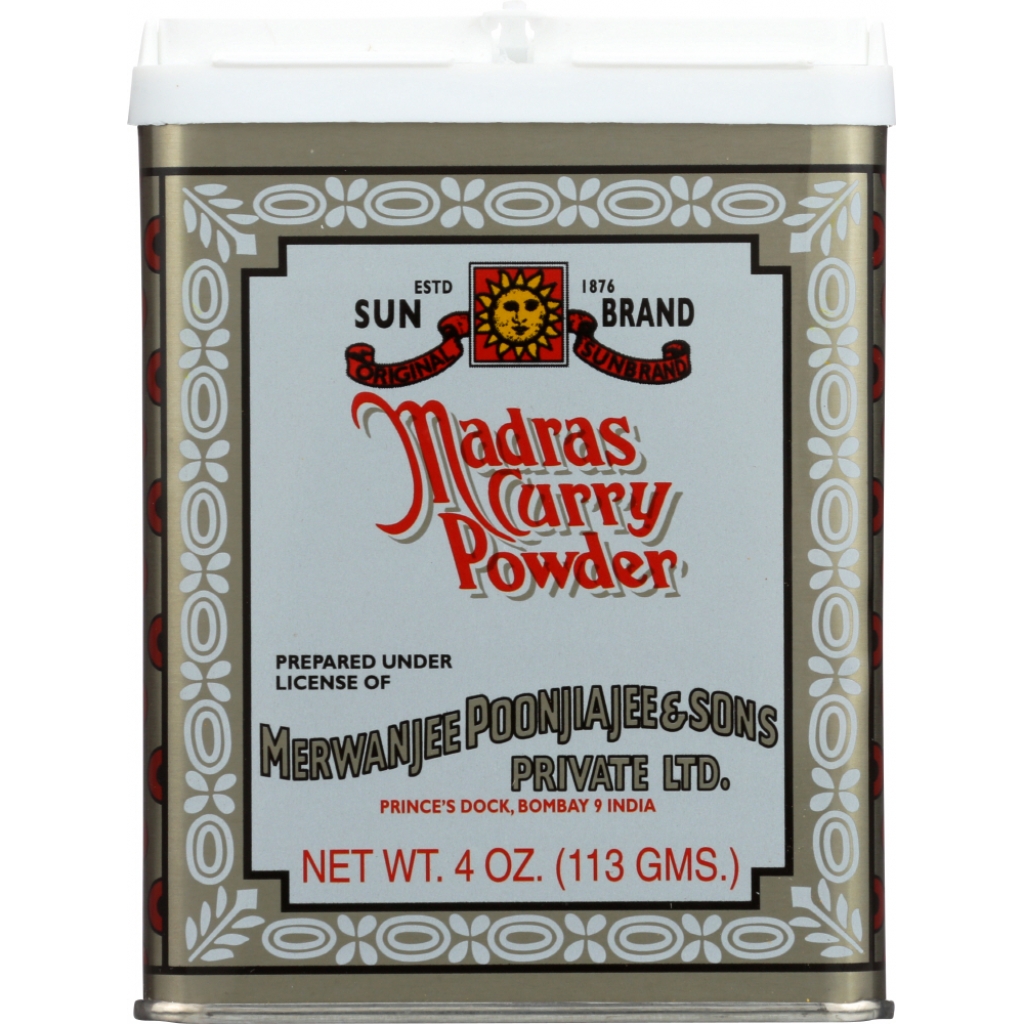 Sun Brand Madras Curry Powder - 4 oz